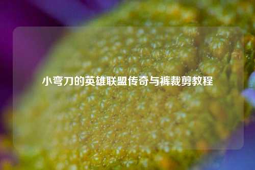 小弯刀的英雄联盟传奇与裤裁剪教程