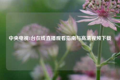 中央电视1台在线直播观看指南与高清视频下载