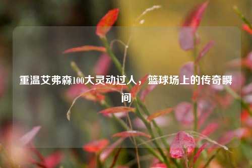 重温艾弗森100大灵动过人，篮球场上的传奇瞬间