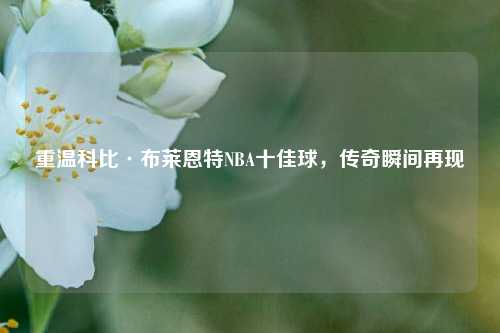 重温科比·布莱恩特NBA十佳球，传奇瞬间再现