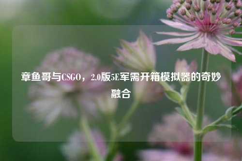 章鱼哥与CSGO，2.0版5E军需开箱模拟器的奇妙融合
