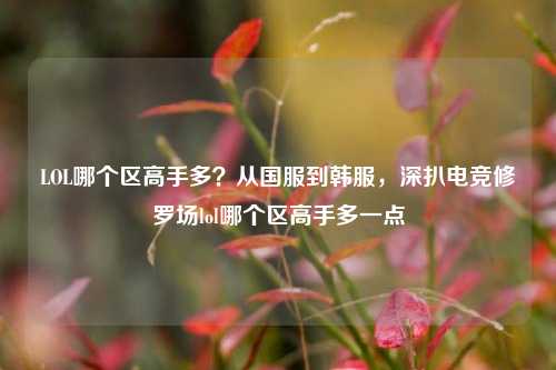 LOL哪个区高手多?从国服到韩服,深扒电竞修罗场lol哪个区高手多一点