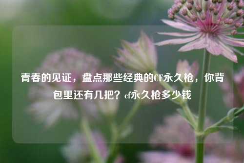 青春的见证，盘点那些经典的CF永久枪，你背包里还有几把？cf永久枪多少钱