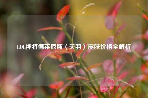 LOL神将德莱厄斯（关羽）皮肤价格全解析