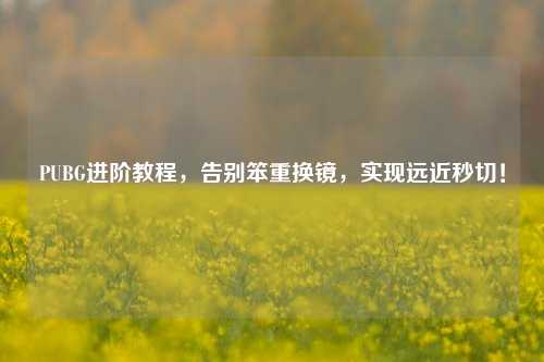 PUBG进阶教程，告别笨重换镜，实现远近秒切！