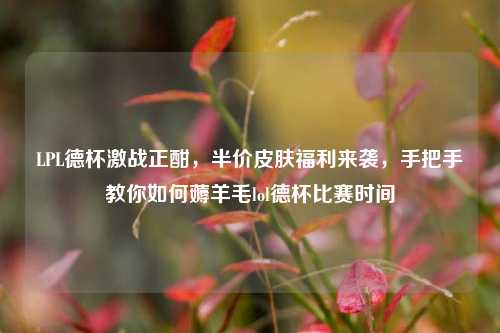 LPL德杯激战正酣，半价皮肤福利来袭，手把手教你如何薅羊毛lol德杯比赛时间