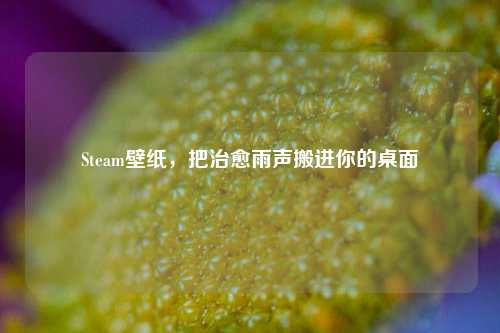 Steam壁纸,把治愈雨声搬进你的桌面