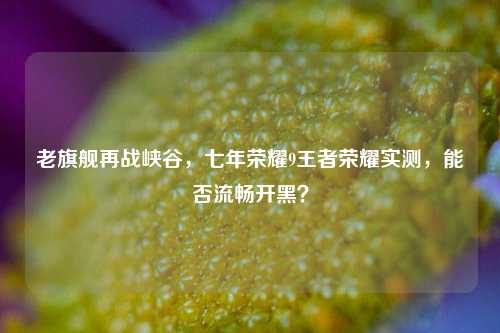 老旗舰再战峡谷，七年荣耀9王者荣耀实测，能否流畅开黑？