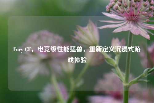 Fury CF,电竞级性能猛兽,重新定义沉浸式游戏体验