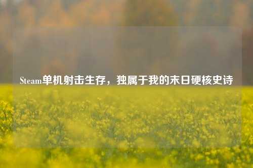 Steam单机射击生存，独属于我的末日硬核史诗