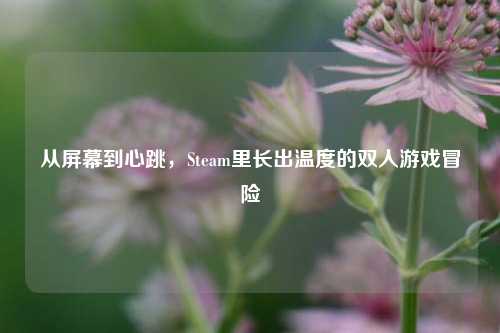 从屏幕到心跳，Steam里长出温度的双人游戏冒险