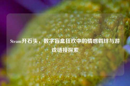 Steam开石头，数字盲盒狂欢中的情感羁绊与游戏链接探索